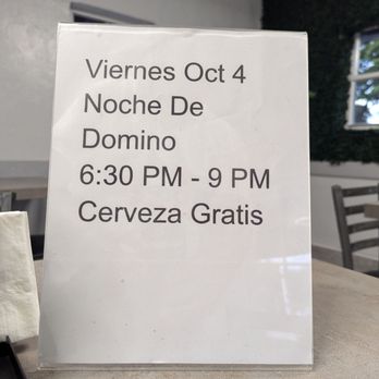 El Kiosko Latin Cafe - Domino Night Friday, October 4, 2024 6:30 PM - Cuban Near Me - North Miami, Florida El Kiosko Latin Cafe - Domino Night Friday, October 4, 2024 6:30 PM - Cuban Near Me - North Miami, Florida