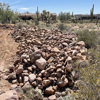 Frank's Demo Grading and Hauling - 120 tons of rock - Demolition Services Near Me Frank's Demo Grading and Hauling - 120 tons of rock - Demolition Services Near Me
