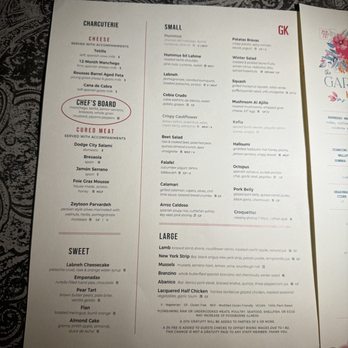 Gypsy Kitchen DC - Menu - Tapas/Small Plates Near Me - Washington, DC, District of Columbia