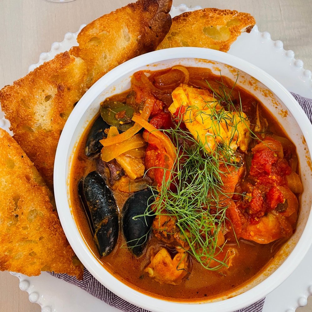 The Citizen - Seafood cioppino - New American Near Me - Alys Beach, Florida The Citizen - Seafood cioppino - New American Near Me - Alys Beach, Florida