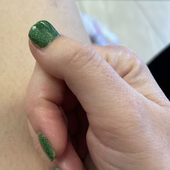 Escape Nails And Day Spa - Top coat missing and spotty "dip". - Nail Salons Near Me - Middleburg, Florida Escape Nails And Day Spa - Top coat missing and spotty "dip". - Nail Salons Near Me - Middleburg, Florida