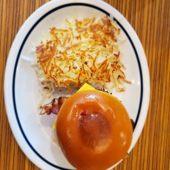 IHOP - Big IHOP pancake burger with hash browns - Breakfast & Brunch Near Me - Miami, Florida