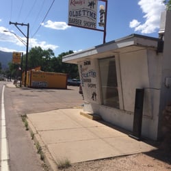 Randy's Olde Tyme Barber Shop - West bound on Old Colorado Ave.