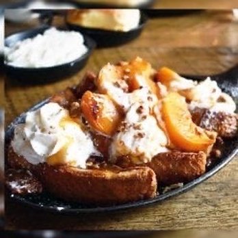Two Cracked Eggs Cafe - Peach French Toast. - Breakfast & Brunch Near Me - Savannah, Georgia Two Cracked Eggs Cafe - Peach French Toast. - Breakfast & Brunch Near Me - Savannah, Georgia