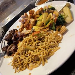 Edo Hibachi - Filet and chicken combo