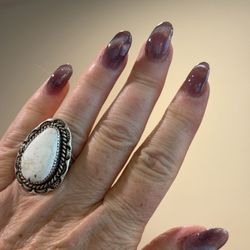 Lavish Nails - Cats eye finish and well shaped nails (fill and a corrective repair for a low break)