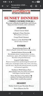 Menu photo 8 Anthony's Tacoma, WA Menu photo 8 Anthony's Tacoma, WA