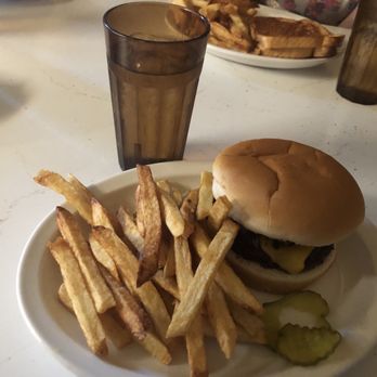 Nellies Cafe - Percivil Burger (so cute they added him) - Cafes Near Me - Walnut Grove, Minnesota