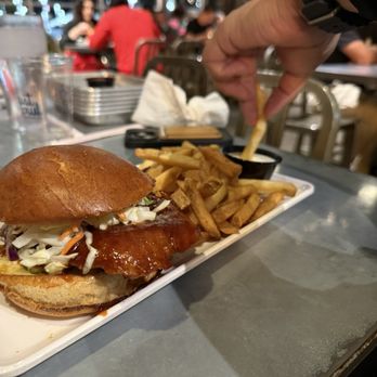 Dust Bowl Brewery Taproom - Fried Korean Sandwich - Breweries Near Me - Turlock, California Dust Bowl Brewery Taproom - Fried Korean Sandwich - Breweries Near Me - Turlock, California