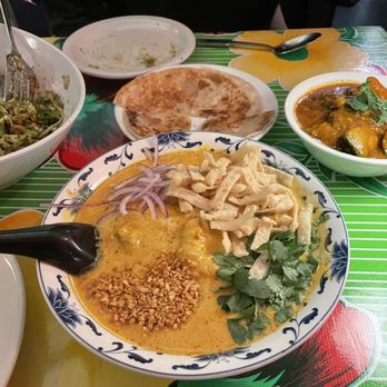 Top Burmese - Coconut Noodle Soup w/ Chicken - Burmese Near Me - Portland, Oregon Top Burmese - Coconut Noodle Soup w/ Chicken - Burmese Near Me - Portland, Oregon