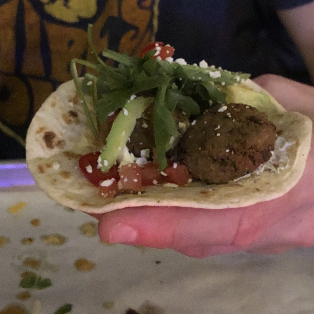 Circo - Edamame falafel taco. - Mexican Near Me - Sarasota, Florida Circo - Edamame falafel taco. - Mexican Near Me - Sarasota, Florida
