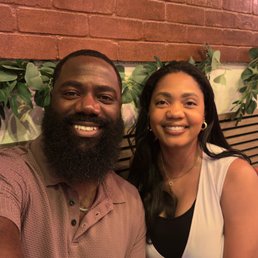 My fiancé and I having dinner at Maroon Kitchen! My fiancé and I having dinner at Maroon Kitchen!
