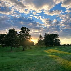 Weequahic Park Golf Course - Beautiful sunset at Weequahic Park