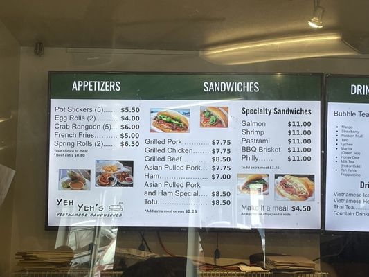 Menu photo 3 Yeh Yeh's Lynnwood, WA