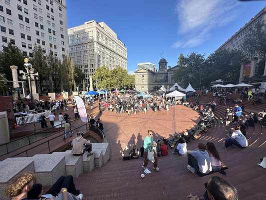 Pioneer Courthouse Square by null