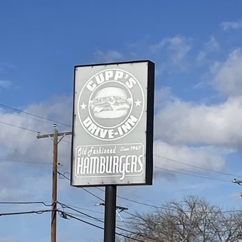 Cupp's Drive Inn - Store sign - Burgers Near Me - Waco, Texas