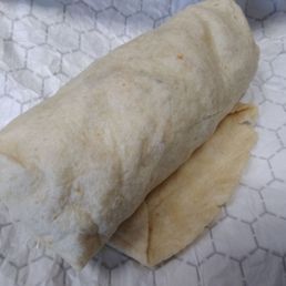 Gorgonzola chicken wrap.  Didn't even bother to cut it.