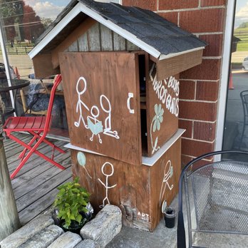 Bully Barbeque -  dog house with stickers on it - Barbeque Near Me - Goshen, Kentucky
