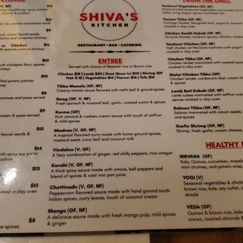 Shiva's Kitchen - menu - Indian Near Me - Newton, Massachusetts
