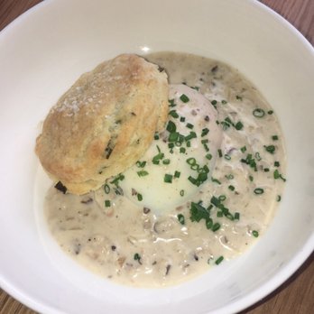 Chloe - Poached eggs with warm scallion biscuit - New American Near Me - Washington, DC, District of Columbia