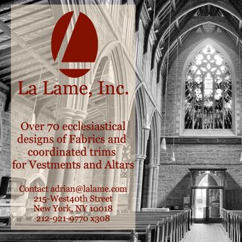 La Lame - Serving the Church since 1946 - Fabric Stores Near Me - New York, New York La Lame - Serving the Church since 1946 - Fabric Stores Near Me - New York, New York