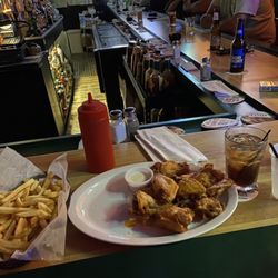 Wings and fries