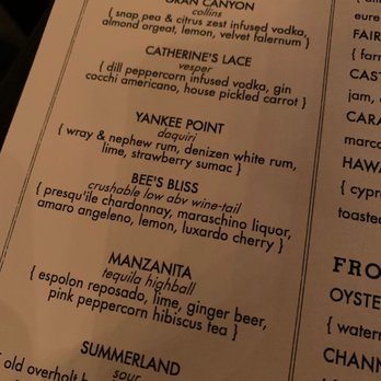 The Lark - Drink menu - New American Near Me - Santa Barbara, California The Lark - Drink menu - New American Near Me - Santa Barbara, California