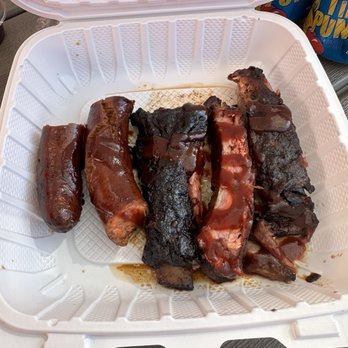 Sweet Lou's BBQ - ST. LOU SPARE RIBS and Sausage link spicy - Barbeque Near Me - Huntington Beach, California Sweet Lou's BBQ - ST. LOU SPARE RIBS and Sausage link spicy - Barbeque Near Me - Huntington Beach, California