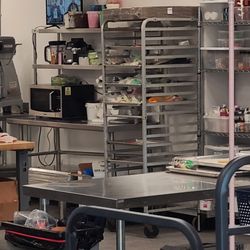 Sweet Elevation Bakery - Bird's eye view of the kitchen.