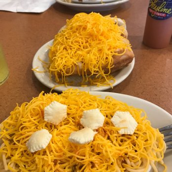 Skyline Chili - 3-way and cheese coneys - Fast Food Near Me - Powell, Ohio Skyline Chili - 3-way and cheese coneys - Fast Food Near Me - Powell, Ohio