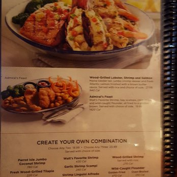 Red Lobster - 2018-05-20. Red Lobster, Sterling Heights, MI. Menu 9. - Seafood Near Me - Sterling Heights, Michigan