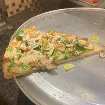Lunetta Pizza & Restaurant - Chicken Caesar Salad Slice - Pizza Near Me - New York, New York
