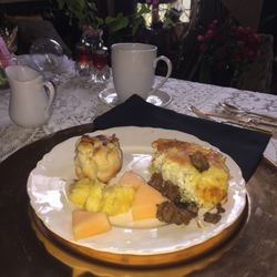 The Carleton House Bed & Breakfast - A delicious breakfast at the Carlton House. Great for people with dietary restrictions!