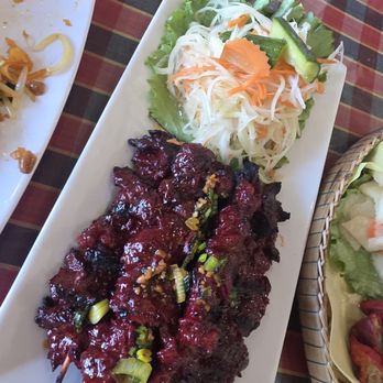 Monorom Cambodian Restaurant - Beef skewers - Cambodian Near Me - Long Beach, California Monorom Cambodian Restaurant - Beef skewers - Cambodian Near Me - Long Beach, California