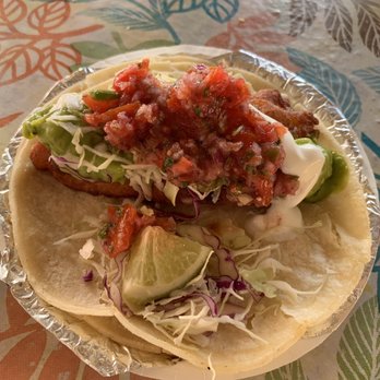 Zaco's Tacos Restaurant - Menu Item: Beer Battered Fish (guacamole, pico de gallo, cabbage, sour cream) - Mexican Near Me - Culebra, Puerto Rico Zaco's Tacos Restaurant - Menu Item: Beer Battered Fish (guacamole, pico de gallo, cabbage, sour cream) - Mexican Near Me - Culebra, Puerto Rico