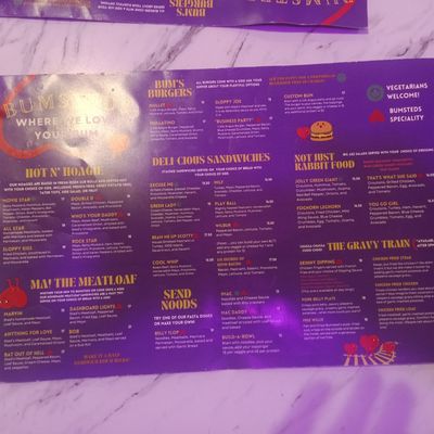 Menu photo 1 Bumsted's Tucson, AZ