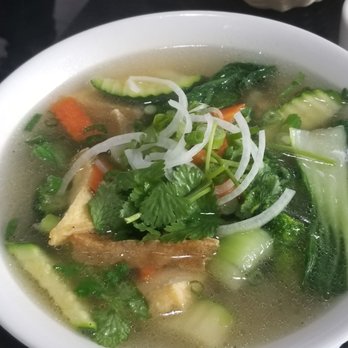 Pho Bo - Veggie pho with veggie broth. - Vietnamese Near Me - San Diego, California