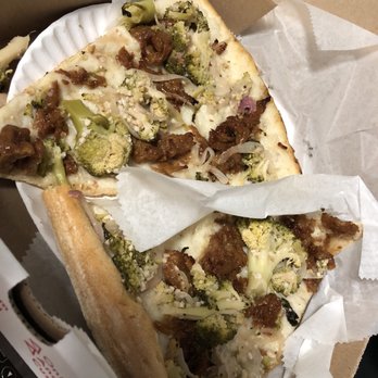 Cuts & Slices - Vegan take on Chinese Beef and Broccoli - Pizza Near Me - Brooklyn, New York Cuts & Slices - Vegan take on Chinese Beef and Broccoli - Pizza Near Me - Brooklyn, New York