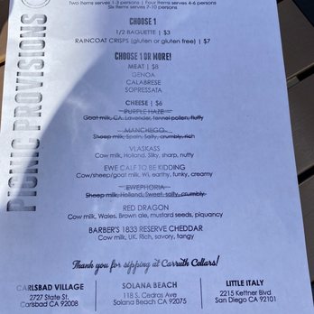 Carruth Cellars - Food - Wineries Near Me - Carlsbad, California Carruth Cellars - Food - Wineries Near Me - Carlsbad, California