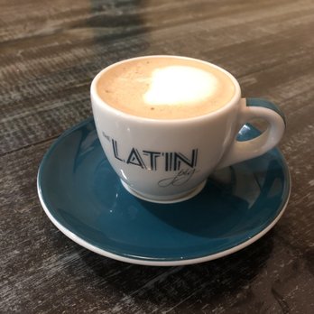 The Latin Pig Cuban Restaurant - Cortadito with sugar and cream. - Cuban Near Me - Plano, Texas The Latin Pig Cuban Restaurant - Cortadito with sugar and cream. - Cuban Near Me - Plano, Texas