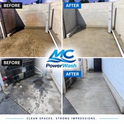 MC Power Wash - Another concrete cleanup here in Long Beach, CA