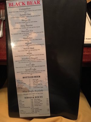 Menu photo 6 Black Bear Restaurant Lake Placid, NY Menu photo 6 Black Bear Restaurant Lake Placid, NY