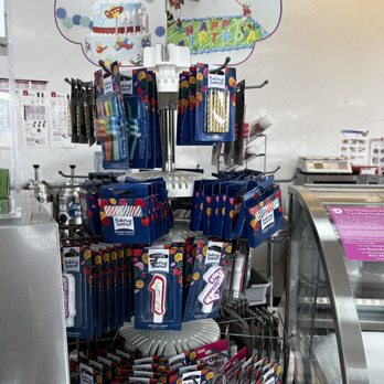 Baskin-Robbins - a display in a store - Ice Cream & Frozen Yogurt Near Me - Costa Mesa, California