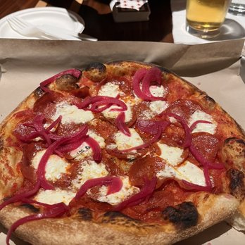 Pryes Brewing - Pepperoni and burrata pizza - Breweries Near Me - Minneapolis, Minnesota Pryes Brewing - Pepperoni and burrata pizza - Breweries Near Me - Minneapolis, Minnesota
