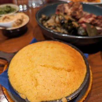 COMMUNION Restaurant and Bar - This photo is terrible, but the CORN BREAD IS PHENOMENAL. Get it. - Soup Near Me - Seattle, Washington