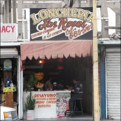 Loncheria Las Rosas - Lonchería Las Rosas is located in a tiny, hole-in-the-wall store, with a front to the sidewalk.  Located in Tijuana's Zona Centro.