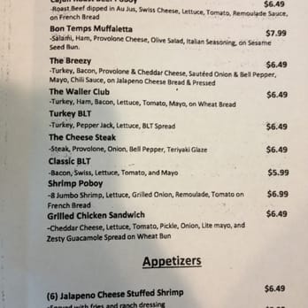 Fleur Deli - Menu - Burgers Near Me - Minden, Louisiana Fleur Deli - Menu - Burgers Near Me - Minden, Louisiana