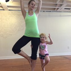 Find Your Center - Mommy and me yoga :)