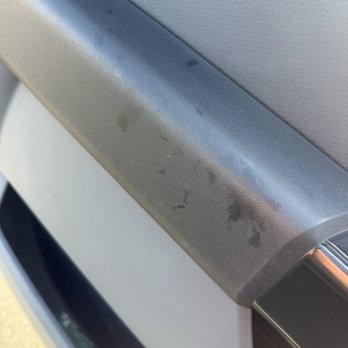 Jiffy Lube Oil Change - Oil smear on door arm rest. - Auto Repair Near Me - Cypress, California