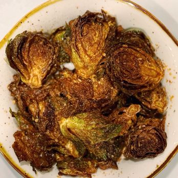 Doherty's Irish Pub & Restaurant - Crispy Brussels Sprouts with the lime crème sauce on the side - Irish Pub Near Me - Apex, North Carolina Doherty's Irish Pub & Restaurant - Crispy Brussels Sprouts with the lime crème sauce on the side - Irish Pub Near Me - Apex, North Carolina